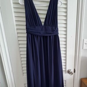 Lulu's Deep Blue Maxi Dress